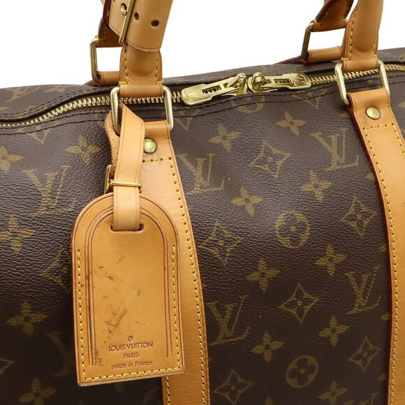 LOUIS VUITTON Brown Monogram Keepall 50 Boston Bag - Picture 8 of 9